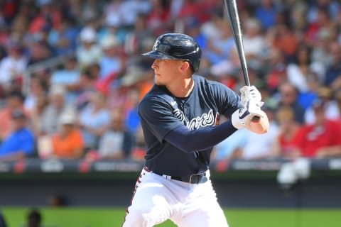 Drew Waters #81 of the Atlanta Braves (Photo by Mark Cunningham/MLB Photos via Getty Images)