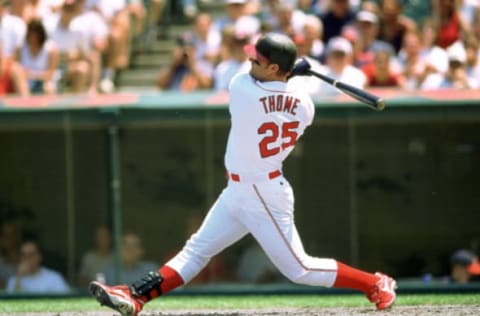 Jim Thome #25 of the Cleveland Indians (Photo by SPX/Ron Vesely Photography via Getty Images)