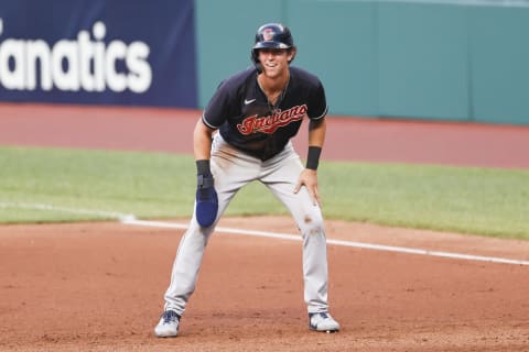 Nolan Jones #95 of the Cleveland Indians (Photo by Ron Schwane/Getty Images)