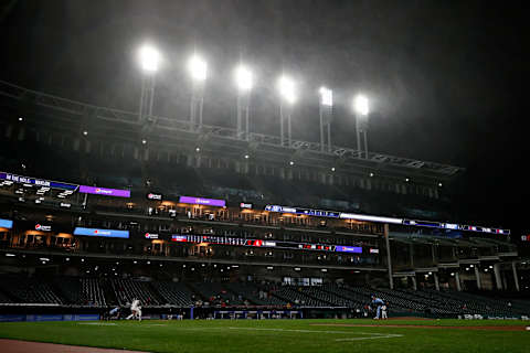 Progressive Field home of the Cleveland Indians (Photo by Ron Schwane/Getty Images)