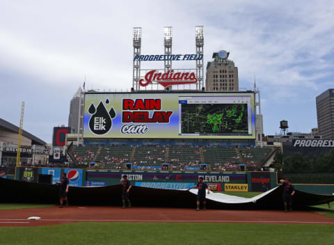 Progressive Field home of the Cleveland Indians (Photo by Justin K. Aller/Getty Images)