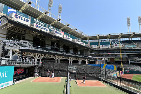 Logan Allen #54 of the Cleveland Indians (Photo by Jason Miller/Getty Images)