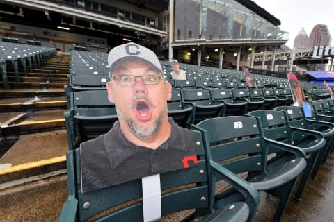 Cutout season ticket holders (Photo by Jason Miller/Getty Images)