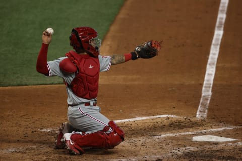 Rafael Marchan #13 of the Philadelphia Phillies (Photo by Mark Brown/Getty Images)