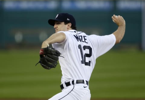 DETROIT, MI – SEPTEMBER 17: Casey Mize #12 of the Detroit Tigers pitches against the Cleveland Indians at Comerica Park on September 17, 2020, in Detroit, Michigan. (Photo by Duane Burleson/Getty Images)