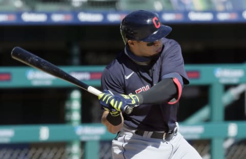 Cesar Hernandez #7 of the Cleveland Indians (Photo by Duane Burleson/Getty Images)