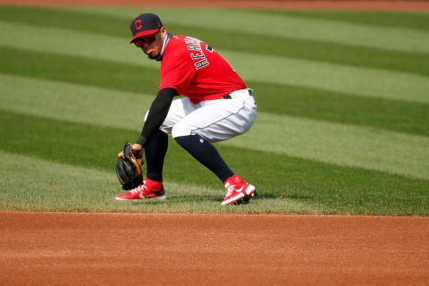 Gold Gold Finalist, Cesar Hernandez #7 of the Cleveland Indians (Photo by Kirk Irwin/Getty Images)