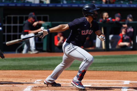 Bobby Bradley #44 of the Cleveland Indians (Photo by Christian Petersen/Getty Images)