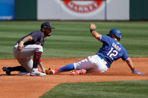 Infielder Gabriel Arias #71 of the Cleveland Indians (Photo by Christian Petersen/Getty Images)