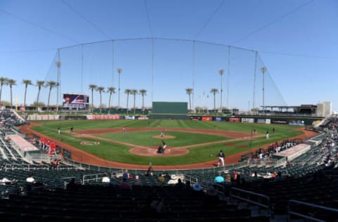 A general view of Goodyear Ballpark, home of the Cleveland Indians Spring Training (Photo by Norm Hall/Getty Images)