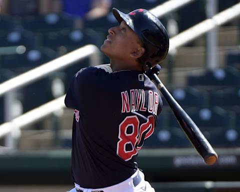 Bo Naylor of the Cleveland Indians (Photo by Ron Vesely/Getty Images)