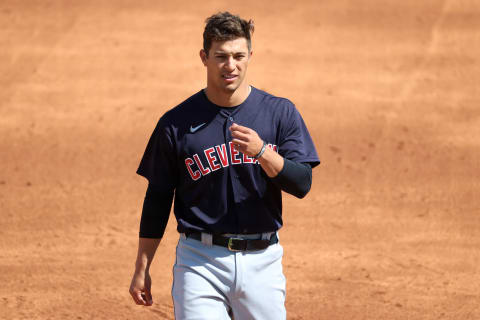 Tyler Freeman #68 of the Cleveland Indians (Photo by Abbie Parr/Getty Images)