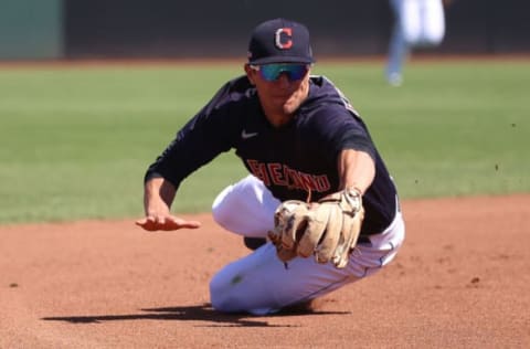 Tyler Freeman #68 of the Cleveland Indians (Photo by Abbie Parr/Getty Images)