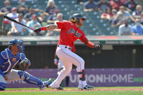 Ben Gamel #28 of the Cleveland Indians (Photo by Jason Miller/Getty Images)