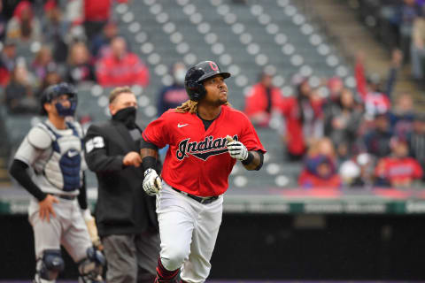 Jose Ramirez #11 of the Cleveland Indians (Photo by Jason Miller/Getty Images)