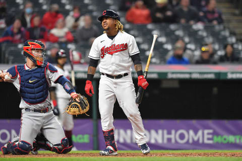 Jose Ramirez #11 of the Cleveland Indians (Photo by Jason Miller/Getty Images)