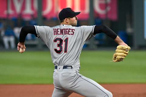 Sam Hentges #31 of the Cleveland Indians / Cleveland Guardians (Photo by Ed Zurga/Getty Images)