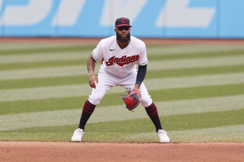 Amed Rosario #1 of the Cleveland Indians (Photo by Ron Schwane/Getty Images)