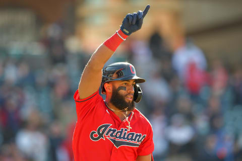 Amed Rosario #1 of the Cleveland Indians (Photo by Jason Miller/Getty Images)