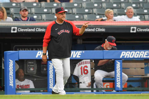 Manager Terry Francona #77 of the Cleveland Indians (Photo by Jason Miller/Getty Images)