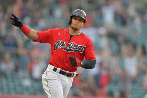 Cesar Hernandez #7 of the Cleveland Indians (Photo by Jason Miller/Getty Images)