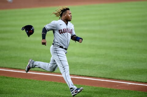 Jose Ramirez #11 of the Cleveland Indians (Photo by Greg Fiume/Getty Images)