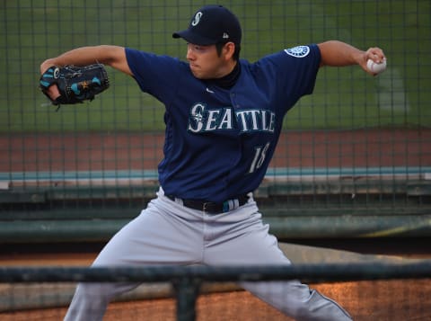 Cleveland Indians trade target Yusei Kikuchi #18 of the Seattle Mariners (Photo by Jayne Kamin-Oncea/Getty Images)