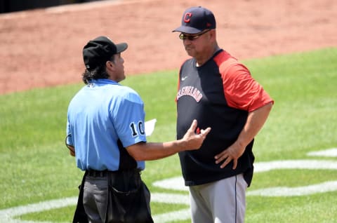 Manager Terry Francona of the Cleveland Indians (Photo by G Fiume/Getty Images)