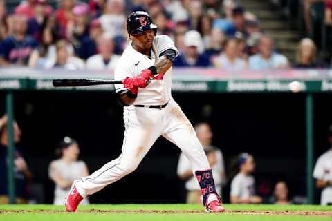 Jose Ramirez #11 of the Cleveland Indians (Photo by Emilee Chinn/Getty Images)