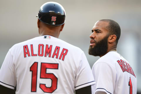 Sandy Alomar Jr. #15 of the Cleveland Indians (Photo by Emilee Chinn/Getty Images)