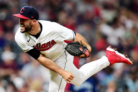 Blake Parker #53 of the Cleveland Indians (Photo by Emilee Chinn/Getty Images)