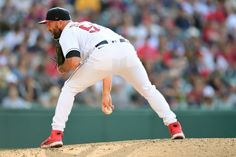 Blake Parker #53 of the Cleveland Indians / Cleveland Guardians (Photo by Emilee Chinn/Getty Images)