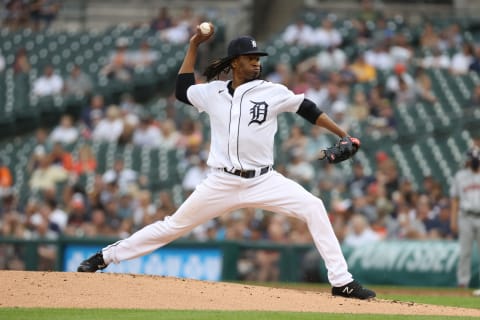 Jose Urena #62 of the Detroit Tigers (Photo by Gregory Shamus/Getty Images)