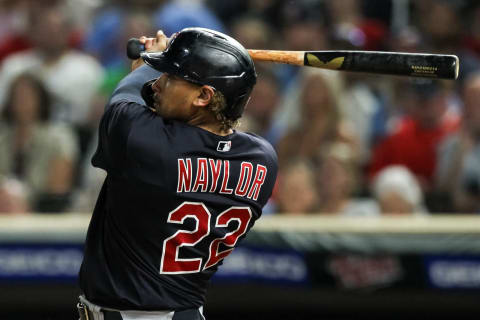 Josh Naylor #22 of the Cleveland Indians (Photo by David Berding/Getty Images)