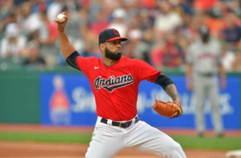 Starter J.C. Mejia #36 of the Cleveland Indians (Photo by Jason Miller/Getty Images)