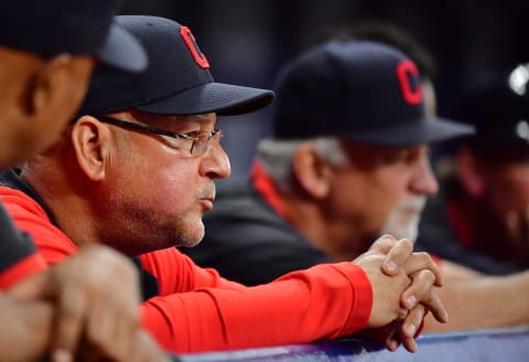 Manager Terry Francona of the Cleveland Indians (Photo by Julio Aguilar/Getty Images)