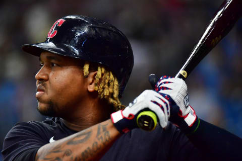 Jose Ramirez #11 of the Cleveland Indians (Photo by Julio Aguilar/Getty Images)