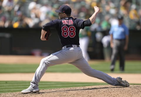 Phil Maton #88 of the Cleveland Indians (Photo by Thearon W. Henderson/Getty Images)