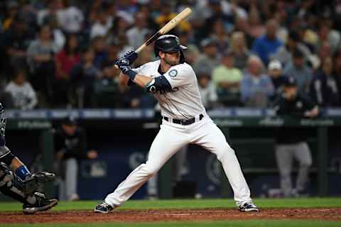 Mitch Haniger #17 of the Seattle Mariners (Photo by Rob Leiter/MLB Photos via Getty Images)