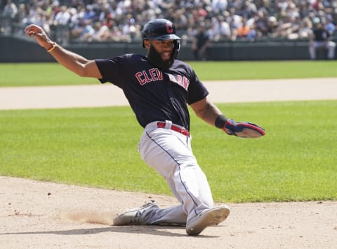 Amed Rosario #1 of the Cleveland Indians / Cleveland Guardians (Photo by Nuccio DiNuzzo/Getty Images)