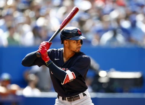 Oscar Mercado #35 of the Cleveland Indians (Photo by Vaughn Ridley/Getty Images)