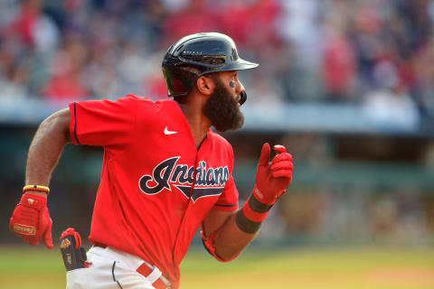 Amed Rosario #1 of the Cleveland Indians (Photo by Jason Miller/Getty Images)