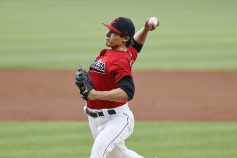 Eli Morgan #49 of the Cleveland Indians (Photo by Ron Schwane/Getty Images)