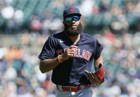 Amed Rosario #1 of the Cleveland Indians (Photo by Duane Burleson/Getty Images)