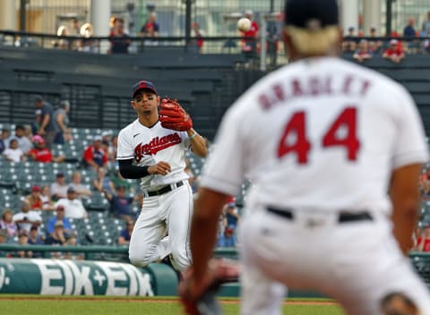 Andres Gimenez #0 of the Cleveland Indians / Cleveland Guardians (Photo by Justin K. Aller/Getty Images)