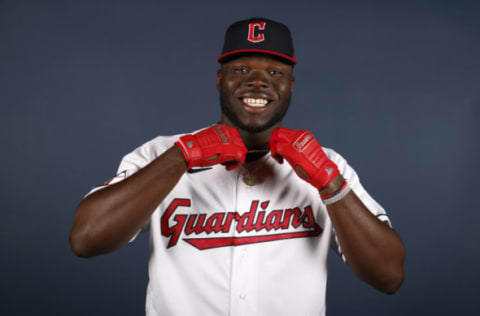 GOODYEAR, ARIZONA – MARCH 22: Jhonkensy Noel #78 of the Cleveland Guardians poses during Photo Day at Goodyear Ballpark on March 22, 2022 in Goodyear, Arizona. (Photo by Chris Coduto/Getty Images)