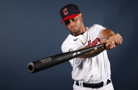 GOODYEAR, ARIZONA – MARCH 22: Bryan Lavastida #81 of the Cleveland Guardians poses during Photo Day at Goodyear Ballpark on March 22, 2022 in Goodyear, Arizona. (Photo by Chris Coduto/Getty Images)