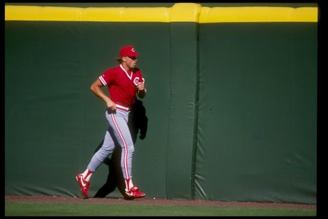 1990: Jack Armstrong of the Cincinnati Reds in action during a game. Mandatory Credit: Stephen Dunn /Allsport