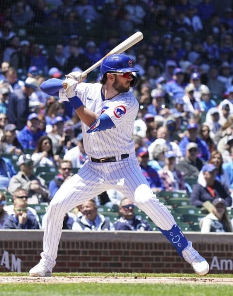 Cleveland Indians potential trade target Kris Bryant #17 of the Chicago Cubs. (Photo by Nuccio DiNuzzo/Getty Images)