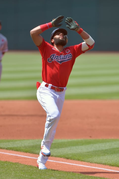 CLEVELAND, OHIO – MAY 31: Amed Rosario #1 of the Cleveland Indians (Photo by Jason Miller/Getty Images)